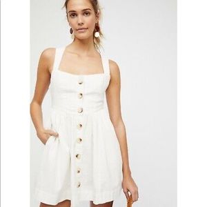 WHITE mini dress fr Free People -Carolina Dress